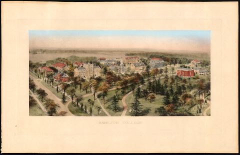 1908 Richard Rummell View of Hamilton College, New York
