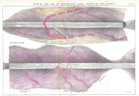 1842 Mather View of the Harlem Railroad Tunnel