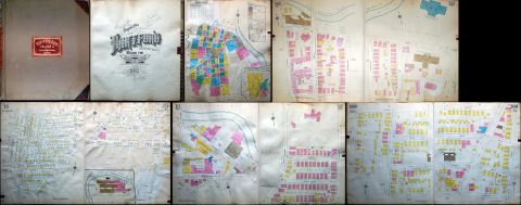 1922 Sanborn Map Company Insurance Atlas of Hartford, Connecticut
