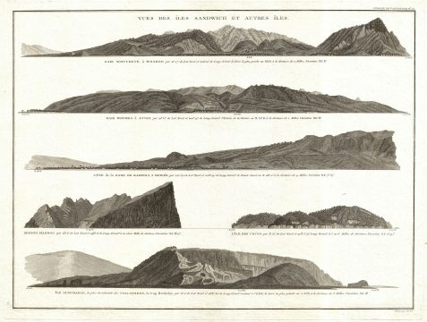 1799 Vancouver View of Hawaii and Galapagos