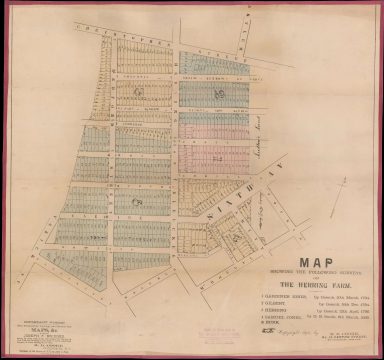 1893 Cooke Map of the West Village, New York City