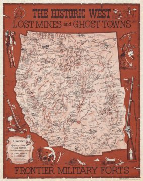 1968 Dagosta Pictorial Map of the American West