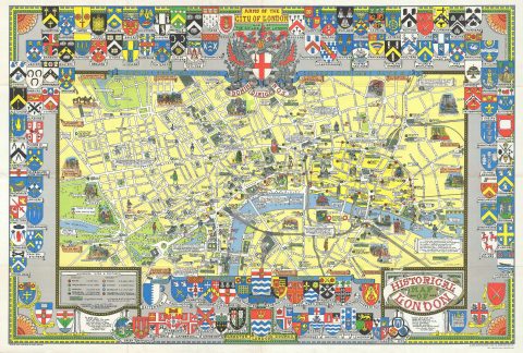 1978 Bartholomew Children's Pictorial Map of London