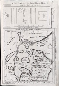 1728 Stöcklein Map of the Macao / Hong Kong Region