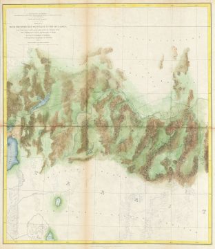 1855 Beckwith Railroad Survey of Humboldt Mountains and the Mud Lakes, Nevada