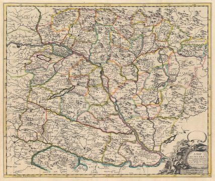 1721 Senex Map of Hungary