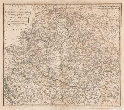 1794 Laurie and Whittle Map of Hungary and Transylvania