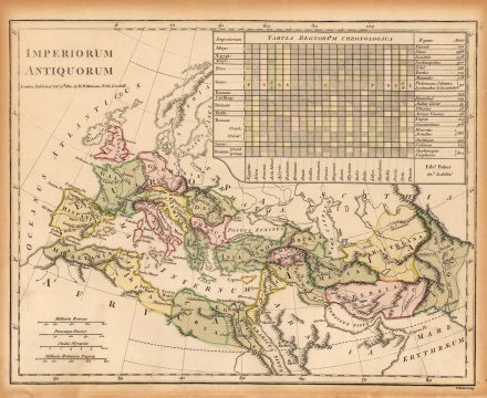 1800 Wilkinson Map of the Ancient Empires of Europe and the Near East