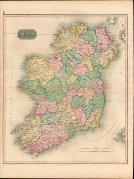 1815 Thomson Map of Ireland