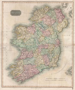 1815 Thomson Map of Ireland