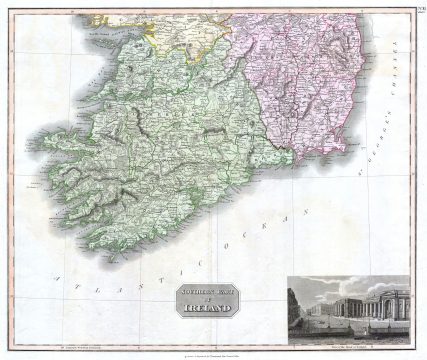 1814 Thomson Map of Southern Ireland