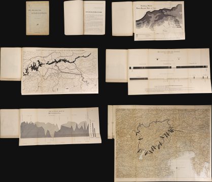 1918 Propaganda Booklet w/ Maps Setting the North Italy Border