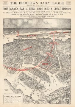 1912 Brooklyn Daily Eagle / Howard Estates Promotional View of Jamaica Bay, New York City