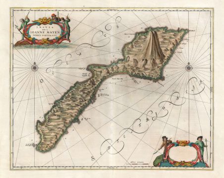 1659 Blaeu Map of Jan Mayen Island
