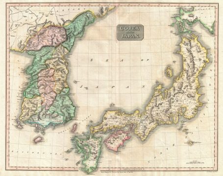 1815 Thomson Map of Japan and Korea