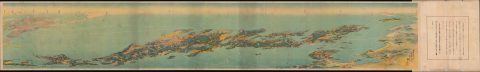 1922 Yoshida Panoramic Bird's Eye View of Japan