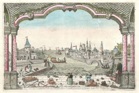 1750 'Vue Perspective' of Jeddah, Mecca's Red Sea Port