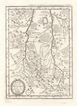 1726 Stocklein / du Halde Map of Jesuit Missions, Peru and Bolivia