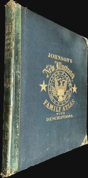1862 Civil War 'Richmond Edition' of Johnson's New Illustrated Family Atlas
