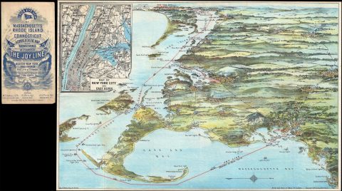 1905 Walker View of the Joy Line: Boston, Cape Cod, New York
