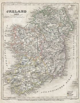 1849 Meyer Map of Ireland