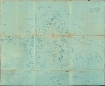 1914 Meinertzhagan WWI Map of Kenya and Tanzania: East Africa Campaign