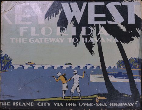 1938 Original Artwork for Key West Overseas Highway Promotion