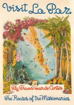 1950 Lizarraga Advertisement, Trans Mar de Cortes, Baja California