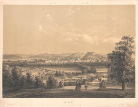 1850 Waage View of Ljubljana, Slovenia
