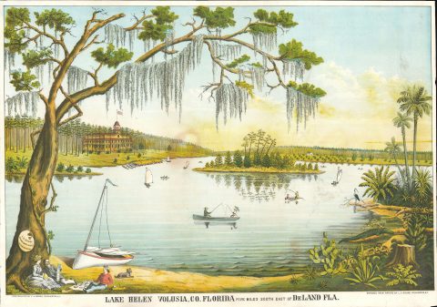 1884 Dodge View of Lake Helen, Florida