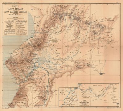 1894 Hartmann Map of Southern Turkey and Northeastern Syria