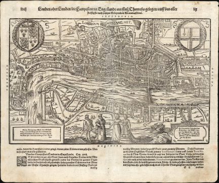 1598 Münster View of London, England