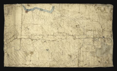 1818 Manuscript Survey of the Coal Producing Lands of the Lackawanna Watershed, Luzerne County, Penn