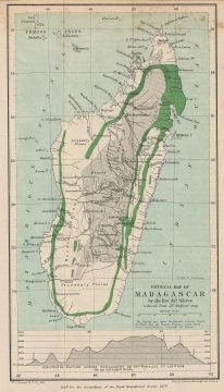 1879 Johnston Map of Madagascar