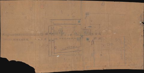 1969 Vietnamese Manuscript Map of a Village