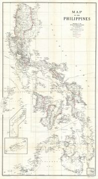 1905 Graham Map of  the Philippine Islands