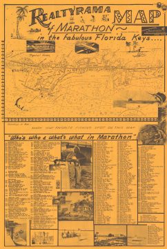 1959 Realtyrama Map of Marathon, Florida