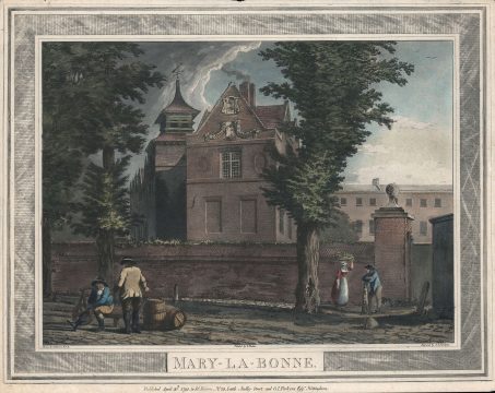 1791 Barrow / Parkyns View of Marylebone, London