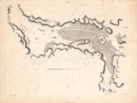 1814 Ali Bey el Abbassi Map of Mecca, Arabia