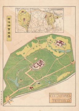 1930 Birds-Eye View of the Meiji Shrine, Tokyo