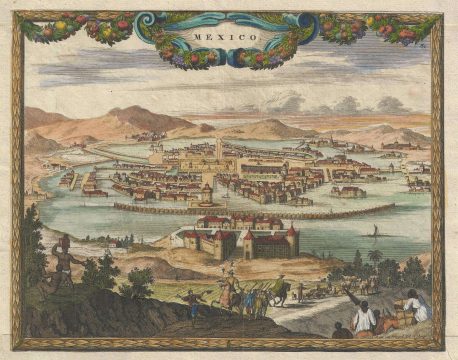 1698 Allard View of Mexico City, Mexico