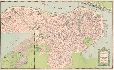 1928 Loret de Mola Pictorial Map of Havana, Cuba