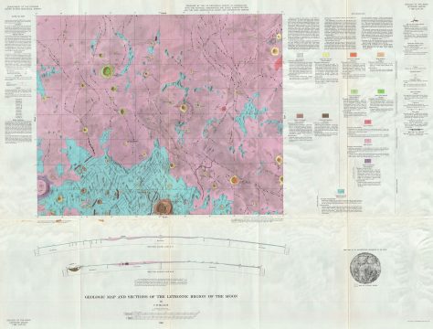 1963 USGS Geologic Map of the Moon: Letronne Region