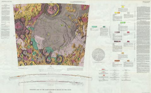 1967 USGS Geologic Map of the Moon: Mare Humorum Region