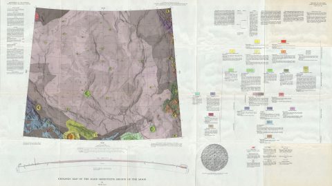 1966 USGS Geologic Map of the Moon: Mare Serenitatis Region