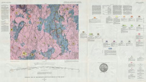 1965 USGS Geologic Map of the Moon: Riphaeus Mountains