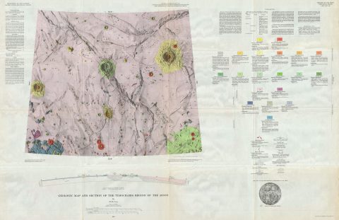 1965 USGS Geologic Map of the Moon: Timocharis Region