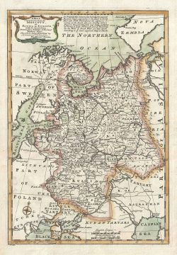 1747 Bowen Map of European Russia