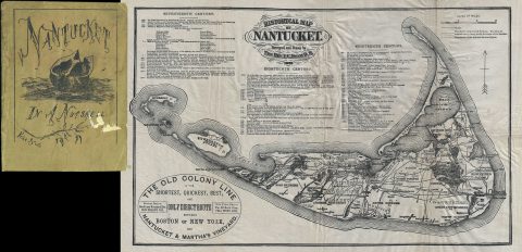 1889 Ewer Map of Nantucket, Massachusetts