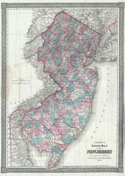 1871 Colton Township Map of New Jersey